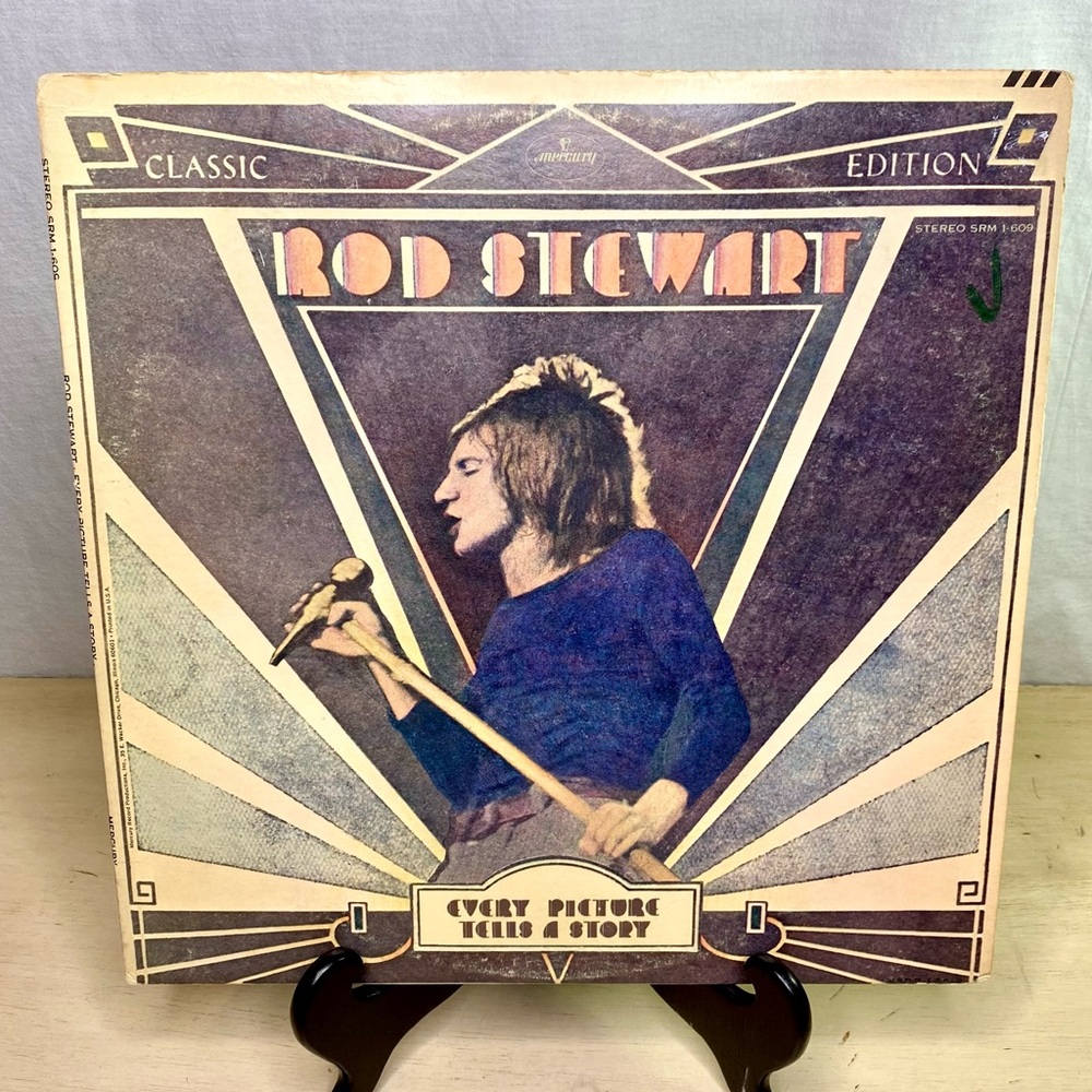 Rod Stewart Rock Vinyl LP SRM 1-609 Every Picture Tells A Story Mercury Record